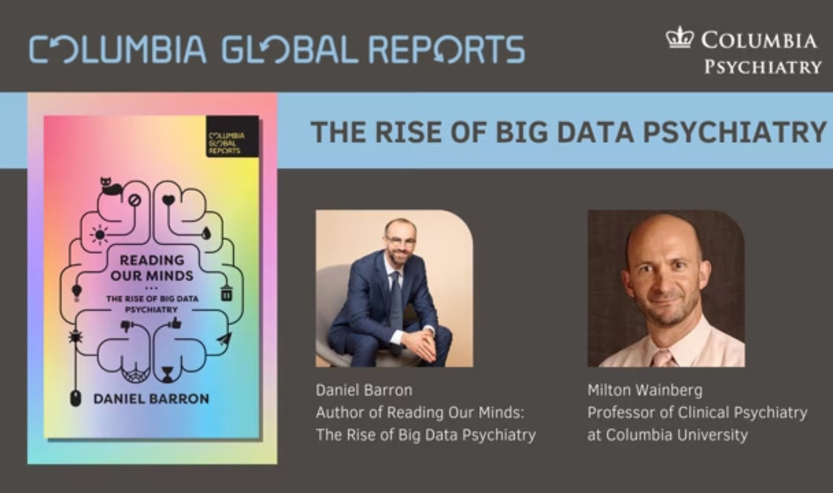 The Rise of Big Data Psychiatry