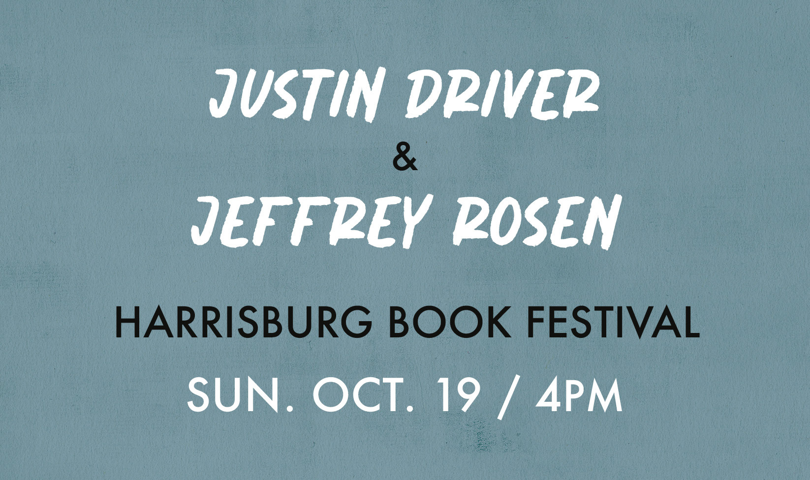 Justin Driver at the Harrisburg Book Festival