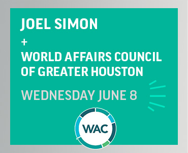 Joel Simon at WAC of Greater Houston
