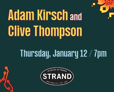 Adam Kirsch at the Strand Bookstore