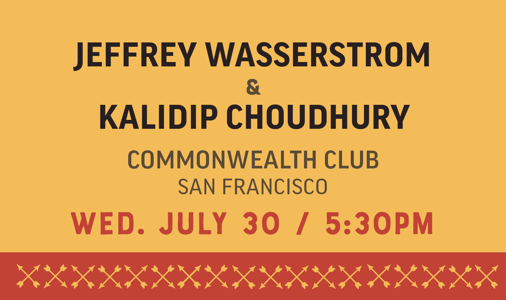 Jeffrey Wasserstrom at the Commonwealth Club