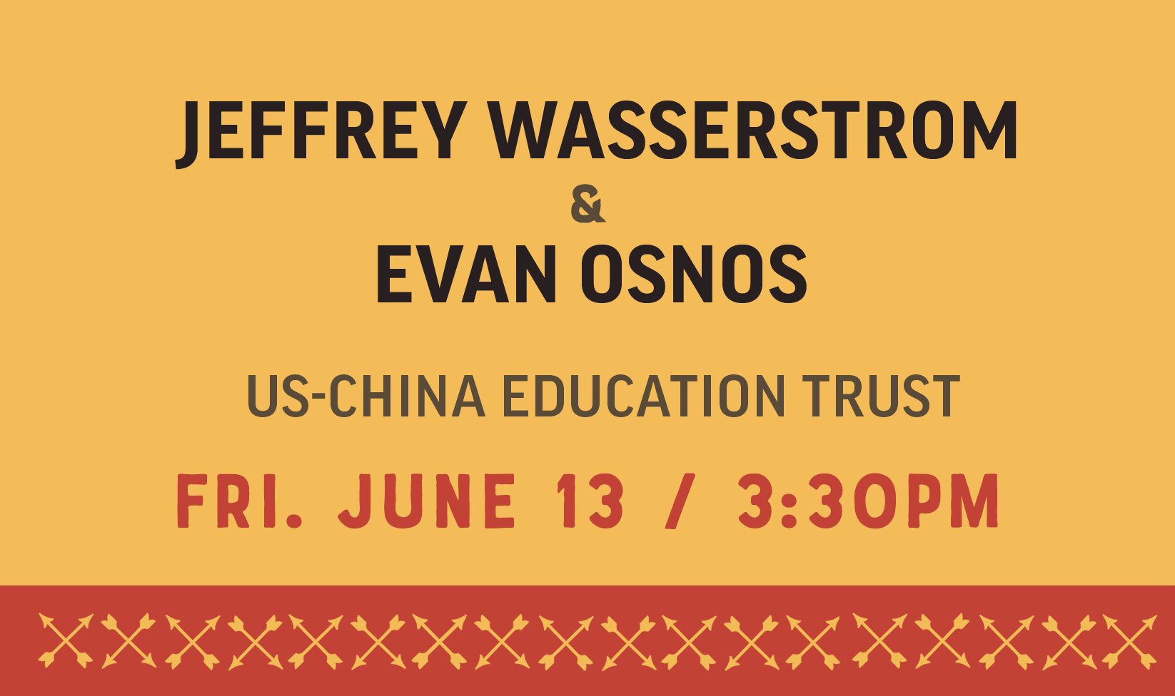 Jeffrey Wasserstrom with USCET